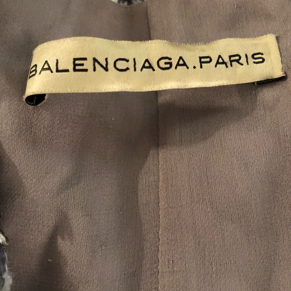 Balenciaga silk lined feather dress - Picture 3 of 5